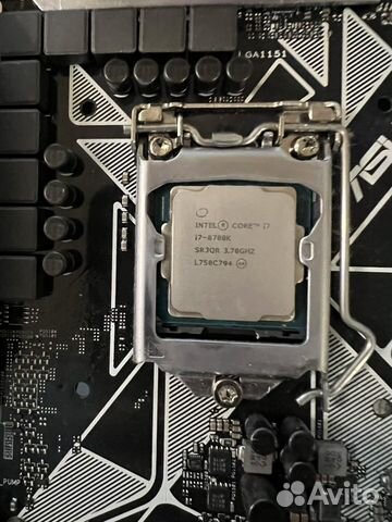 Комплектующие для пк z370 + intel core i7 8700k