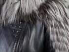 Эксклюзивная зимняя куртка натуральная кожа и мех объявление продам