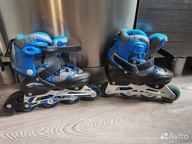 Роликовые коньки детские раздвижные 30-33 размер