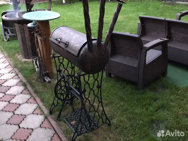 Мангал с ножками