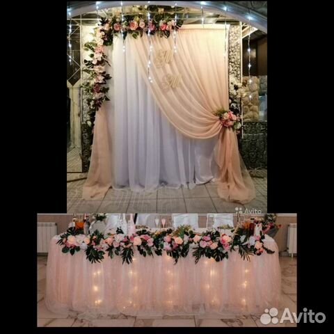 Свадебная арка, украшеия на авто в аренду