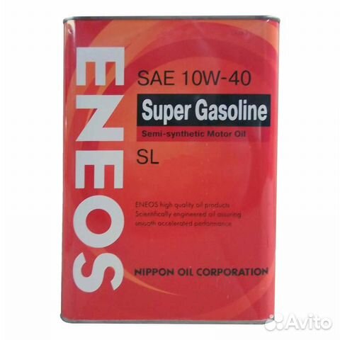 Моторное масло Eneos super gasoline semi-synthetic