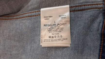 Джинсовая куртка wrangler, размер L