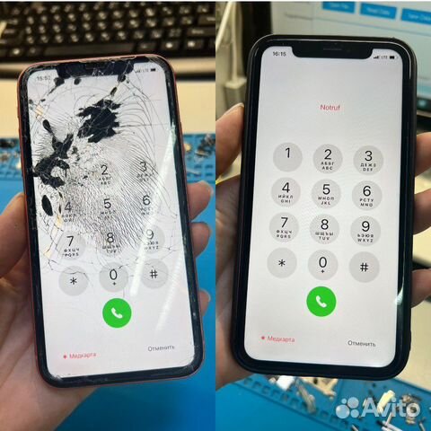 Замена стекла iPhone iPad Apple watch samsung
