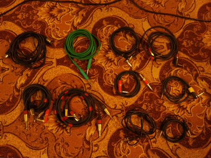 Студийные кабели (XLR, RCA, Jack 6.3), под заказ