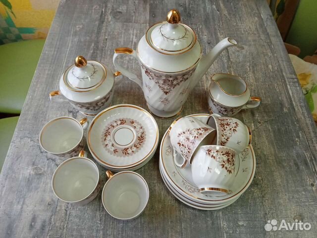 Набор, сервиз кофейный, 21 предмет, RPR