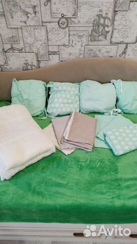 Бортики на детскую кроватку