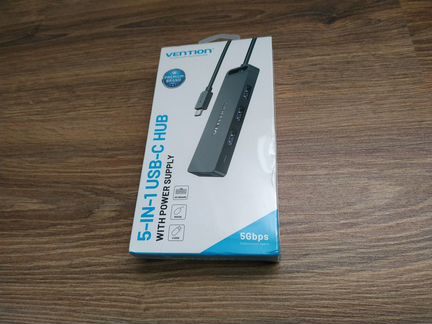 Новый разветвитель Hub USB-C (Type C) к 4 USB 3,0