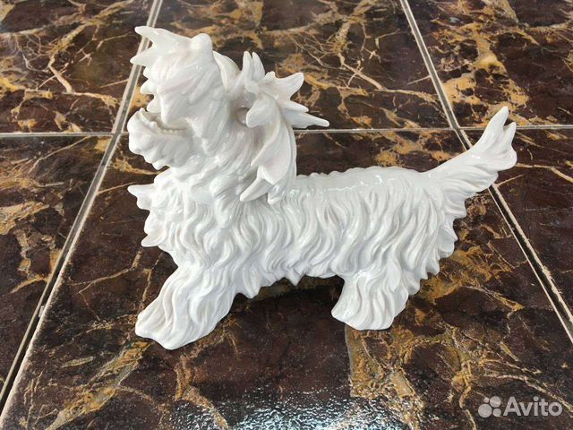 Статуэтка фарфор Собака Германия Unterweissbach