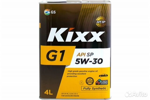 Масло моторное kixx 5W-30 API SP синтетика 4л