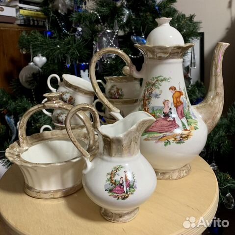 Кофейный сервиз Пастушка и пастух (Мадонна)