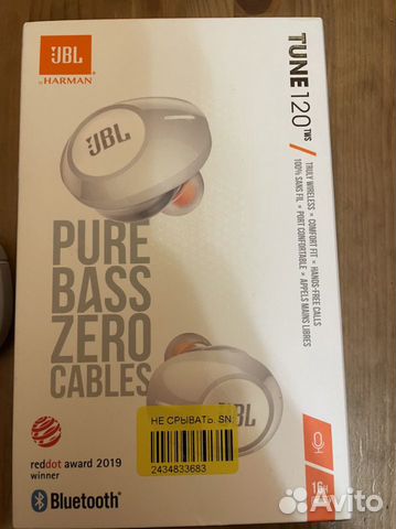 Наушники jbl tune 120 tws