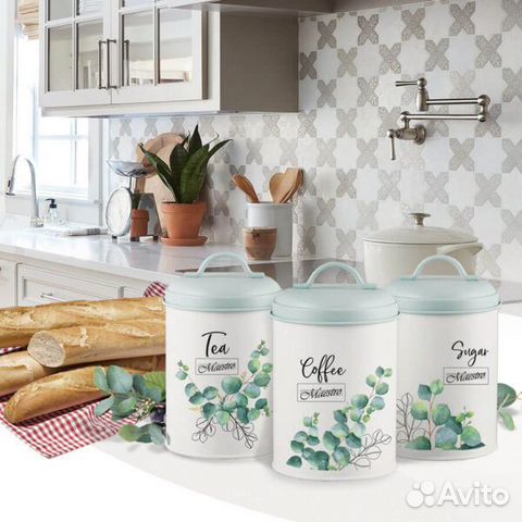 Набор для специй 3 предмета Maestro “Эвкалипт”