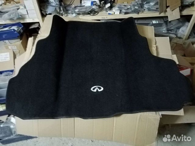Коврик в багажник Infiniti M текстиль, чёрный