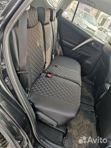 Чехлы из экокожи Ромб на Toyota RAV-4 c 2018г