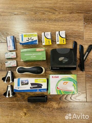 Дырокол, степлер и др канцтовары