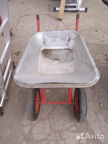 Тачка строительная монолит колесо