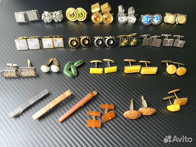 Запонки СССР винтаж серебро