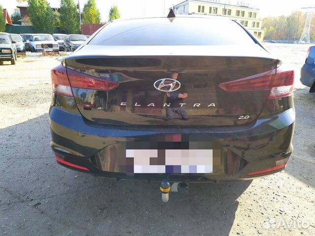 Фаркоп на Hyundai Elantra 2016- с оцинк. шаром