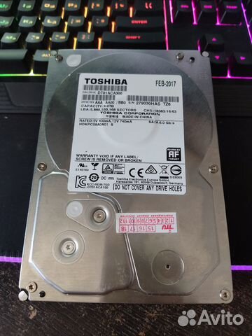 Жëсткий диск Toshiba 3Tb