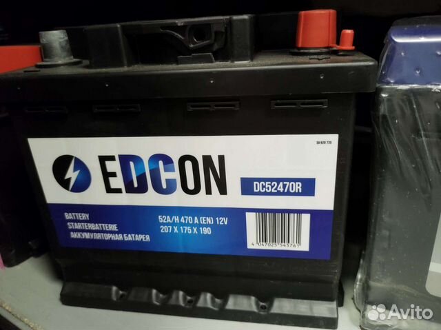 Чешский аккумулятор edcon