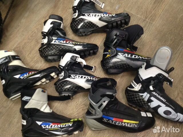 Лыжные беговые бот коньковые salomon S-lab Европ