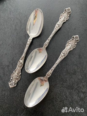 Ложка серебряная винтажная