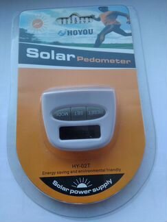 Шагомер на солнечной батарее