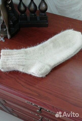 Носки шерстяные ручной работы