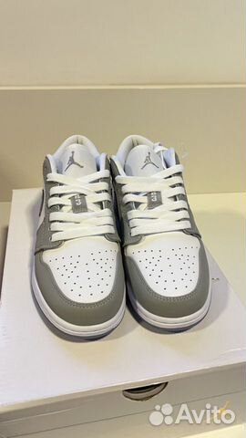 Nike air jordan 1 low wolf grey ориг 38р