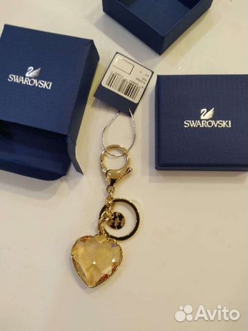 Брелок - сердце сваровского