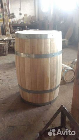 Бочка деревянная