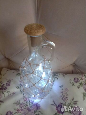 Интерьерная бутылка, светильник