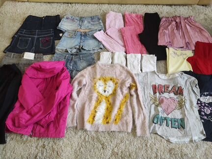 Пакет одежды на девочку 146 152