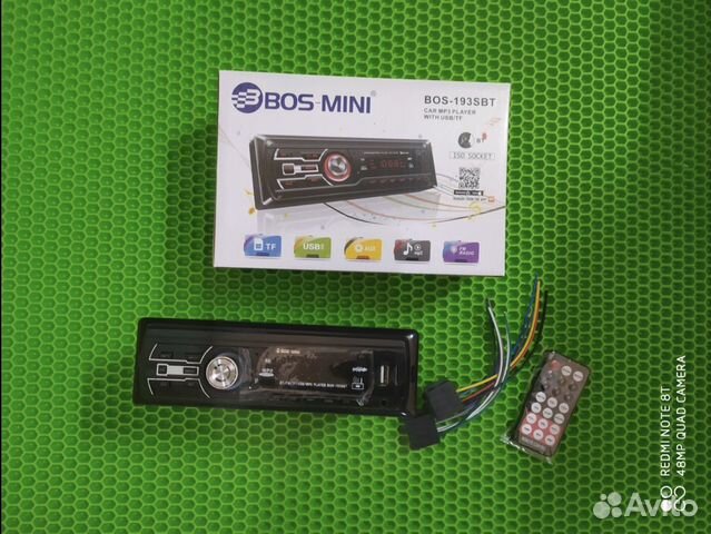 Магнитола с блютузом пультом и usb