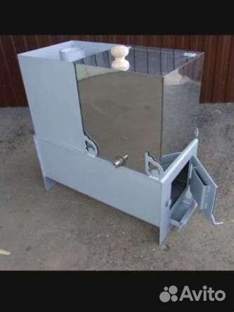 Печь для бани с баком