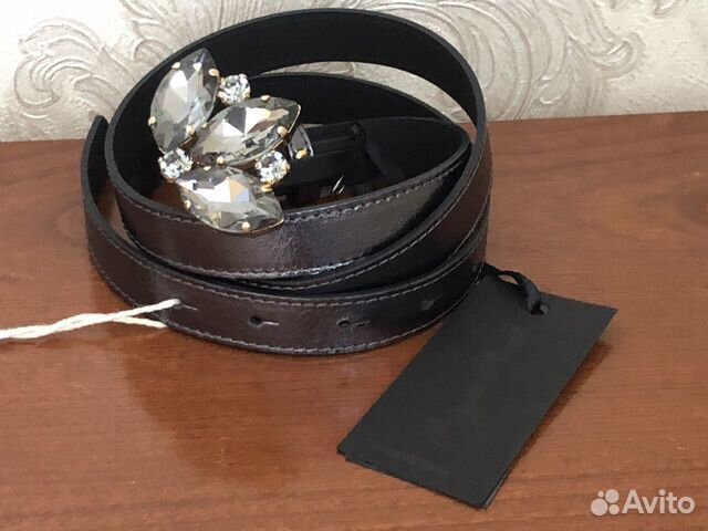 Кожаный ремень Argento Antico (Италия) оригинал