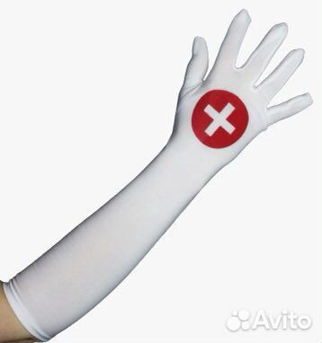Перчатки медсестры для медицинской вечеринки