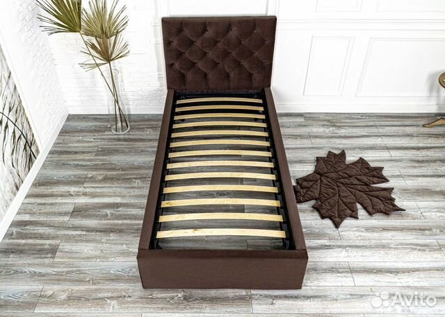 Кровать 80х200 шоколад Барокко