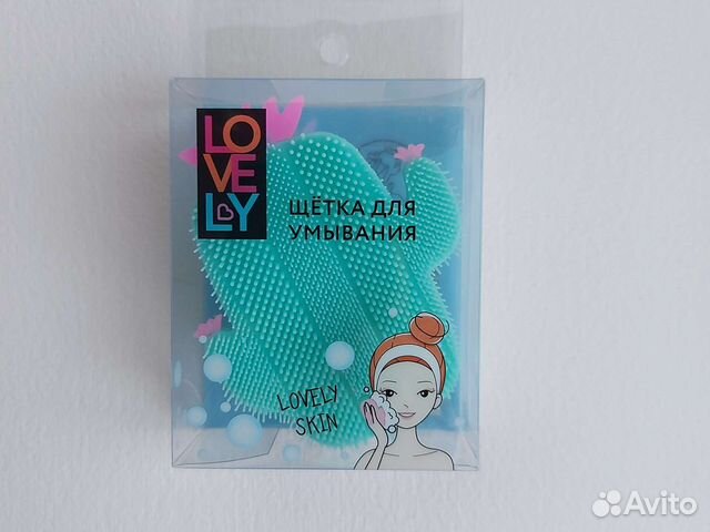 Щетка для умывания лица кактус Lovely Skin