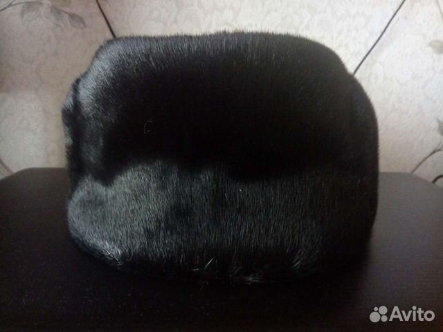 Меховая мужская шапка-кепи