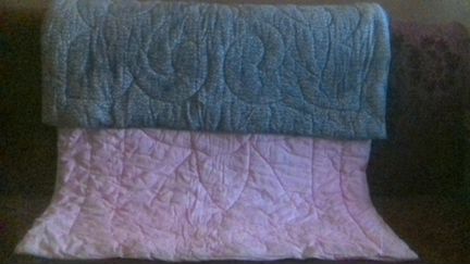 Одеяльце детское,ватное.Размер 1.10/1.10.СССР