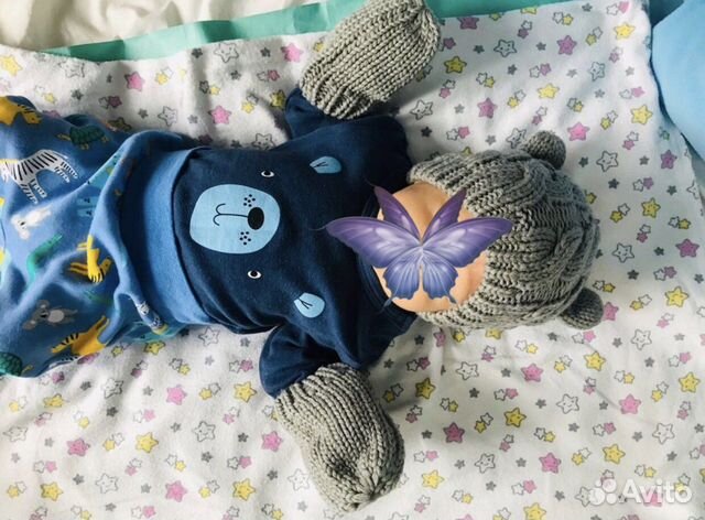 Шапочка с варежками