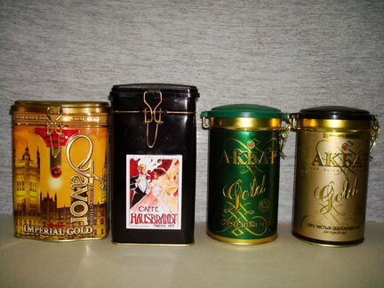 Банки от чая, кофе