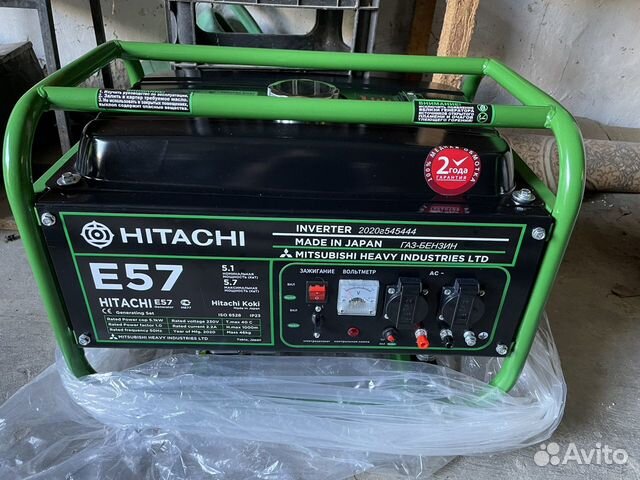 Бензиновый генератор Hitachi e57