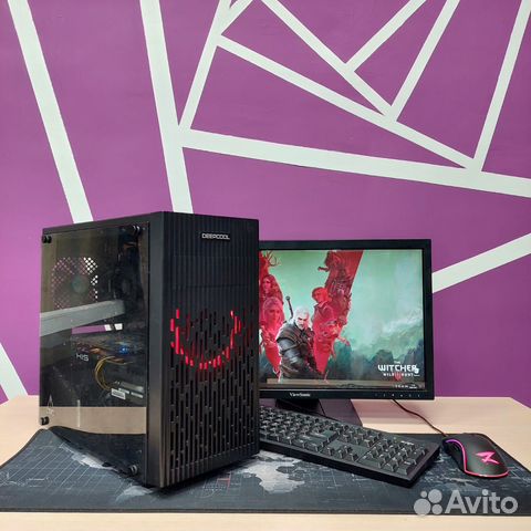 Игровой пк Ryzen 1400 16gb GTX 1060 6gb ssd+hdd