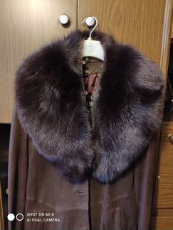 Меховой воротник песец