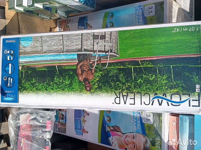 Лестница для бассейна 107см