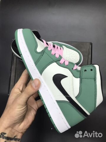 Кроссовки Nike Air Jordan 1 Mid Dutch Green