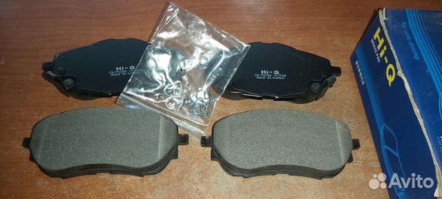 Колодки тормозные передние toyota auris 12